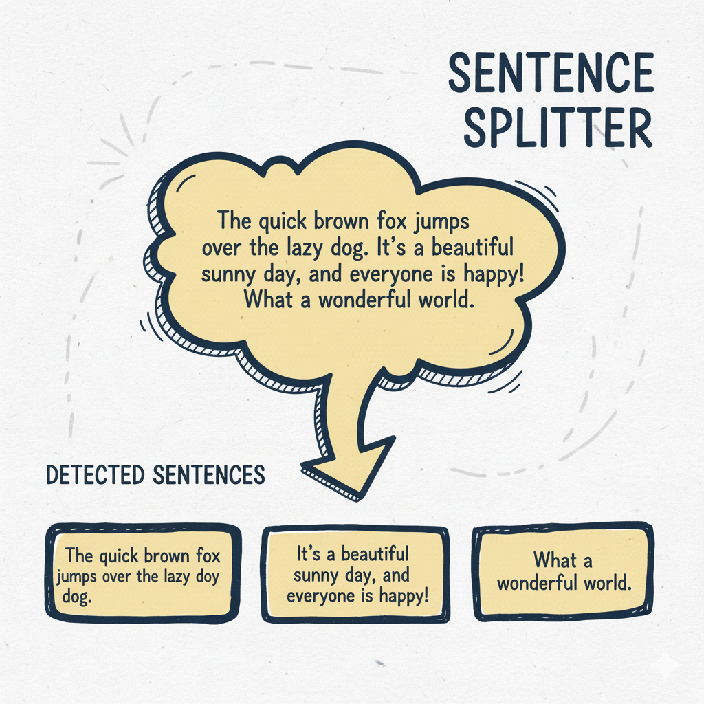 Sentence splitter